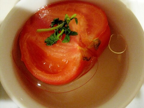 焼きトマトのスープ